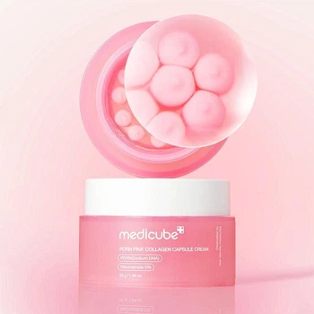 Капсульный крем с коллагеном pdrn и ниацинамидом Medicube pdrn pink collagen capsule cream 55g