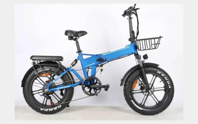 Електровелосипед Фетбайк TRIGO 20 дюймів (1200W, 48V,24Ah) Синій