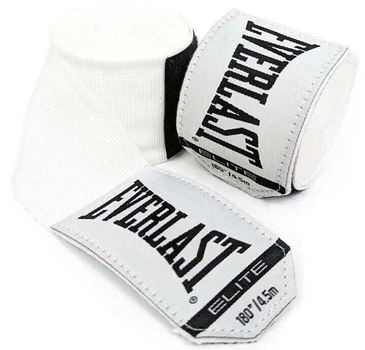 Бинты Everlast ELITE HANDWRAPS белый Унисекс 180 (457,2 см)