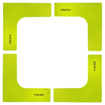 Набор плоских угловых фишек-маркеров Meta Flat Corner Marker Set of 4 лимон Унисекс 25х25 см 4004000100
