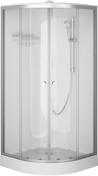 Душевая кабина AM.PM X-Joy W94C-401-090MT 90x90 см матовый хром/прозрачное стекло с поддоном