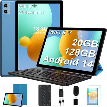 Планшет 10.1" SUAAT S3 6+14/128Gb 8 ядер Android 14 6000 mAh Блакитний k1 - Уцінка