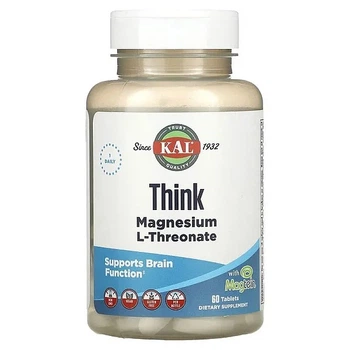 Магній L-треонат KAL Think Magnesium 2000 mg 60 tabs (1086-2022-10-1766)