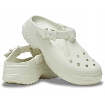 Жіночі сандалі Крокс Бежеві Crocs Classic Mary Jane Bone (39-40, бежевий)