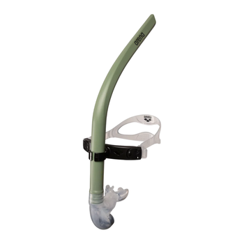 Дихальна трубка для плавання фронтальна Arena SWIM SNORKEL III хакі (004825-130)