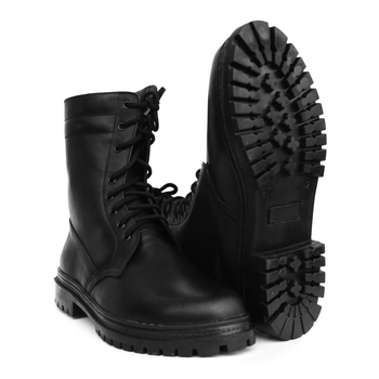 Берцы зимние кожаные НАТО Black 41 (270 мм)