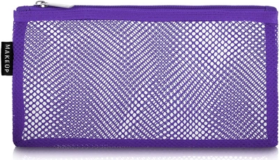 Косметичка дорожная, фиолетовая "Violet mesh", 22 x 10 см - MAKEUP (809374-27056402)