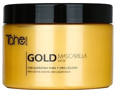 Лечебная восстанавливающая маска для волос - Tahe Botanic Keratin Gold Mask 300ml (1274856-553049587-2)