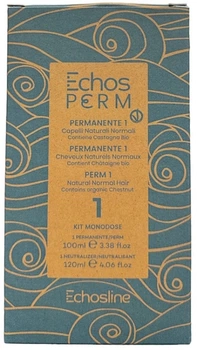 Набор для завивки волос - Echosline Echos Perm 1 Natural Normal Hair Kit (1351091-11499263)