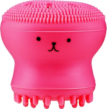 Силіконова щіточка для очищення пор, рожева - Reclaire Exfoliating Jellyfish Silicone Brush (1328050-28663260)