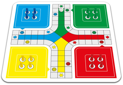 Настільна гра Tactic Ludo (видання данською) (52760) (6416739527604)