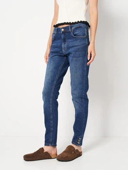 Джинси Slim Fit жіночі Reserved 7859B-59J 34 Сині (5904620732479)