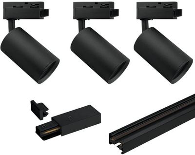 Zestaw oświetlenia szynowego X-Line STR-3XGU10-NB 3 x GU10 Black