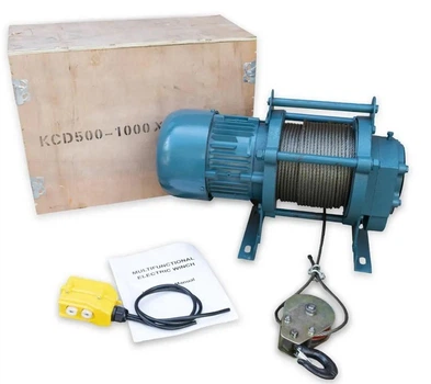 ЛЕБЕДКА ЭЛЕКТРИЧЕСКАЯ KRAISSMANN KCD 500/1000 (100/50м.380B.)
