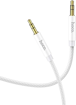 Аудиокабель Hoco UPA19 AUX audio cable (L=1M) Silver (6931474759870)