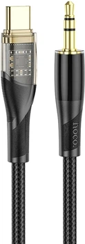 Аудиокабель Hoco UPA25 Transparent Discovery Edition Digital Audio Conversion Cable Type-C Black (6931474791177)