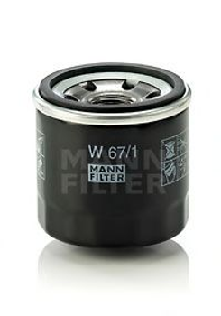 Фильтр масла Mann W67/1 MANN-FILTER (W671)