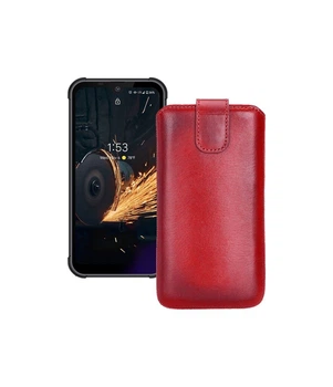 Витяжка зі шкіри для телефону Maxcom Smart MS572 Червоний