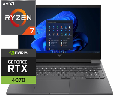 Ноутбук (2024) for gaming HP Victus 16 Ryzen 7-7840HS/ 16GB / 1TB/ RTX4070 / 16.1" 240Hz