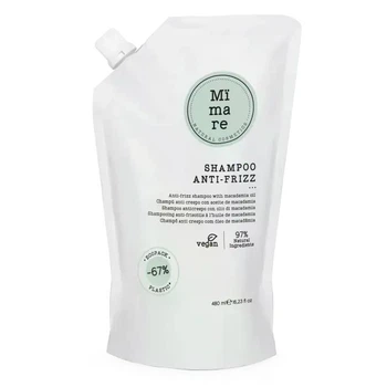 Шампунь разглаживающий для волос с маслом макадамии Mimare Anti-Frizz Shampoo 480 мл