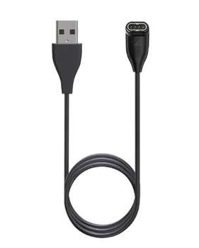 Зарядный USB кабель на умные часы Garmin Fenix ​​​7/ 7S/ 7X/ 6/ 6S Угловой 117 см. Черный