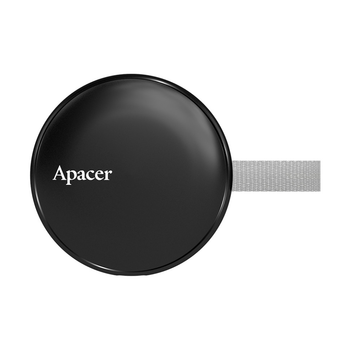 Портативний SSD Apacer Magnetic AS725 256 GB USB 3.2 Gen.2 Type-C MagSafe Black (AP256GAS725B-1)