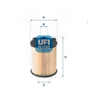 Фильтр масляный VOLVO S60, XC60 1.5-2.0 13-(OE) (выр-во UFI) UFI (2511000)