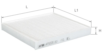 Фильтр салона Alpha Filter OPEL VAUXHALL Astra G 1.2-2.2; 98-; Zafira А 1.6-3.0; Zafira В; 1.6-2.2; 99-; 1808612; 6808611; 1802422; 90520549; 90559549; 93182436 (AF5005)