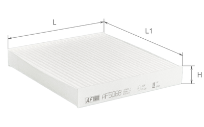 Фильтр салона Alpha Filter Toyota Auris; Avalon; Avensis; Camry 40;50;70; Corolla E14;E15;E18; Rav 4; Fortuner; Highlander; Kluger; LC; Previa; Yaris; Lexus CT;ES;GS;GX;LS;LX;NX;RX; Subaru Legasy; Outback; Range Rover; Jaguar (AF5068)