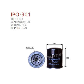 Фильтр масляный Interparts IPO-301