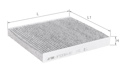 Фильтр салона угольный Alpha Filter AUDI SEAT SKODA VW LAMBORGHINI 6Q0820367A; 6Q0820367B (AF5006A)