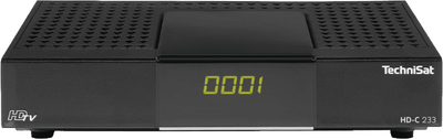 Dekoder TechniSat HD-C 233 DVB-C Receiver Black (0000/4831)