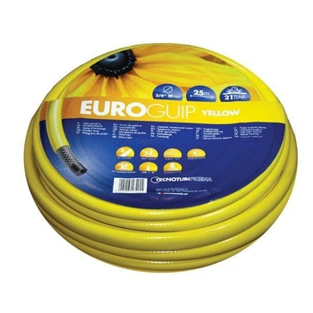 Шланг для полива Tecnotubi Euro Guip Yellow садовый диаметр 5/8 дюйма, длина 50 м (EGY 5/8 50)
