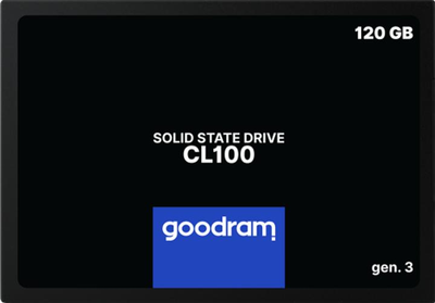 Накопитель SSD Goodram SSD CL100 Gen.3 120GB (SSDPR-CL100-120-G3)