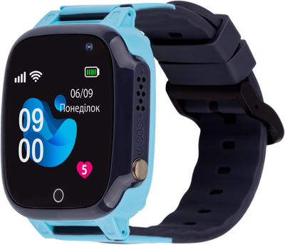 Смарт-часы AmiGo GO008 MILKY GPS WIFI Blue (873292)