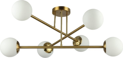 Підвісна люстра DPM SL-0034 6 x E27 Gold (5906881230886)