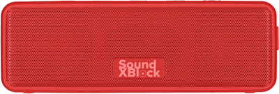 Акустическая система 2E SoundXBlock TWS MP3 Wireless Waterproof Red (2E-BSSXBWRD)