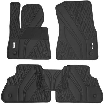 Коврики в салон Inliner для Jeep Gladiator JT '19- из экокожи черные (комплект)