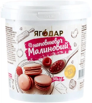 Начинка термостабильная YAGODAR Малиновая с кусочками ягод 500 г (2248386890)