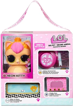 Игровой набор ЛОЛ Неон Китти серии Big Pets - LOL Surprise Big Pet Neon Kitty MGA