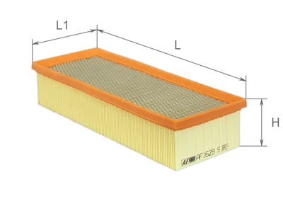 Фильтр воздуха Alpha Filter VW Golf, Skoda Octavia 04-, Audi A3, Seat Toledo III ( 1K0129620D/E/F/G; 3C0129620A ) (AF1629S)