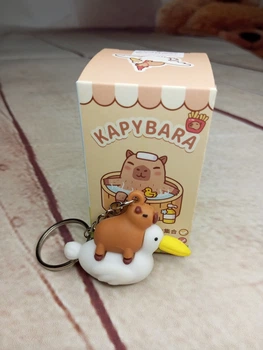 Брелок Капибара брелок игрушка фигурка Капибара подвеска на рюкзак сумку ключи 4,5 см Сapybara keychain №17