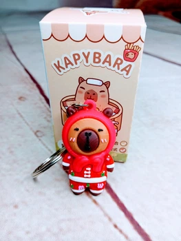 Брелок Капибара брелок игрушка фигурка Капибара подвеска на рюкзак сумку ключи 4,5 см Сapybara keychain №15