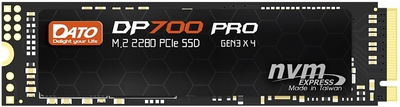 Накопитель SSD Dato 1TB DP700 Pro M.2 2280 PCIe 3.0 x4 NVMe 3D NAND (DP700PSSD-1TB)