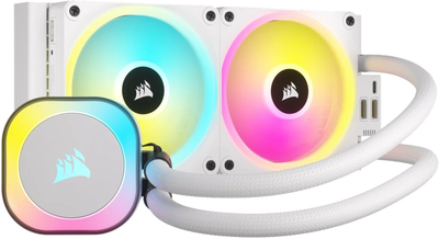 Система водяного охлаждения Corsair iCUE Link H100i RGB Liquid CPU Cooler White (CW-9061005-WW)