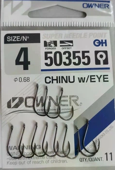 Крючки Owner Chinu With Eye 50355 №4