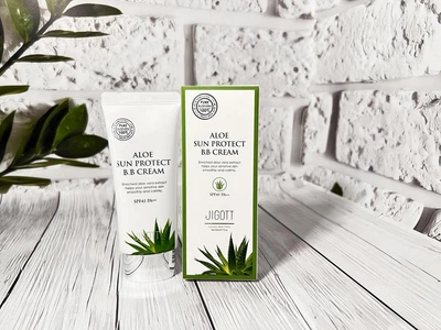 Сонцезахисний крем Jigott Aloe Sun Protect BB Cream SPF40 50мл