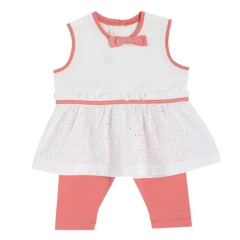 Комплект для девочки Chicco 090.73595.015 74 см Белый/Розовый