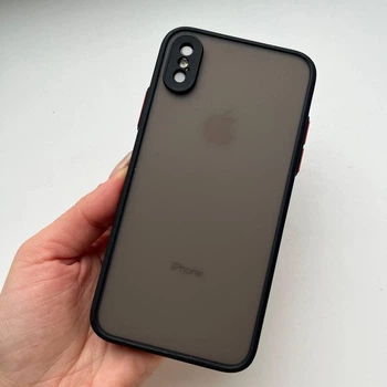 Чохол на iPhone XS MAX Матовий чорний