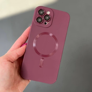 Чохол для iPhone 12 Pro Max Soft бордовий